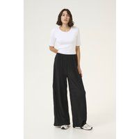 Plissierte Hose mit weitem Bein