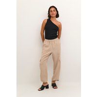 Eng anliegendes One-Shoulder-Rippentop