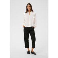 Bluse mit Rüschen und V-Ausschnitt