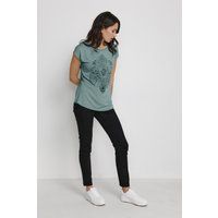 Locker sitzendes Paisley-Print Shirt