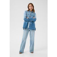 Zweifarbiges Relaxed Denim-Hemd