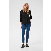 Vielseitige 3/4-Arm V-Ausschnitt Bluse