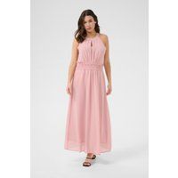Chiffon-Maxikleid mit Spitzentaillierung