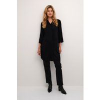 Minimalistische Henley-Tunika aus Viskose