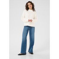 Lockerer Strickpullover mit Stehkragen