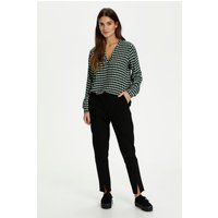 Bluse mit geometrischem Rautenmuster