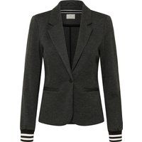 Taillierter Blazer mit gestreiften Bündchen