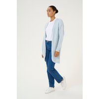 Lange Strickjacke mit offener Front