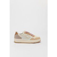 Klobige Farbblock Low-Top Sneaker