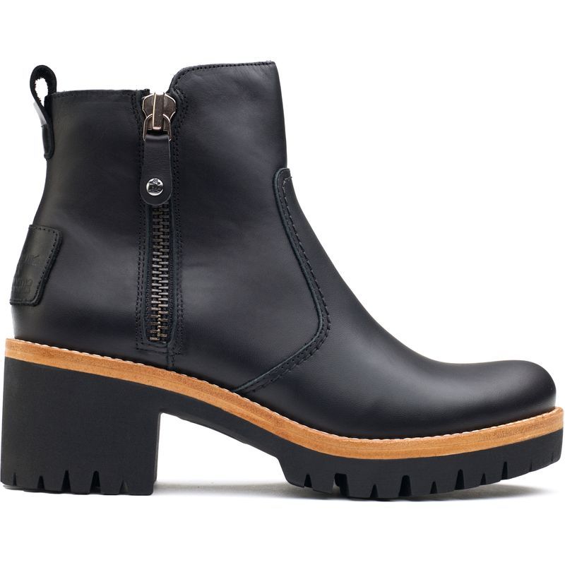 Robuste Leder-Boots mit Profilsohle