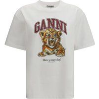 Grafik-T-Shirt mit Perlen-Tiger