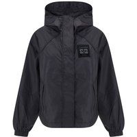 Übergroße Kapuzenjacke aus recyceltem Nylon