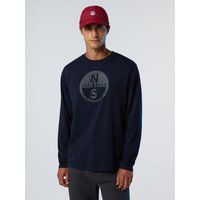 Langarmshirt aus Bio-Baumwolle mit Logo