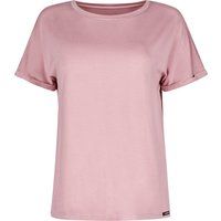 Lockeres Loungewear-T-Shirt mit Rollärmeln
