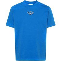 Baumwoll-T-Shirt mit Logo-Grafik
