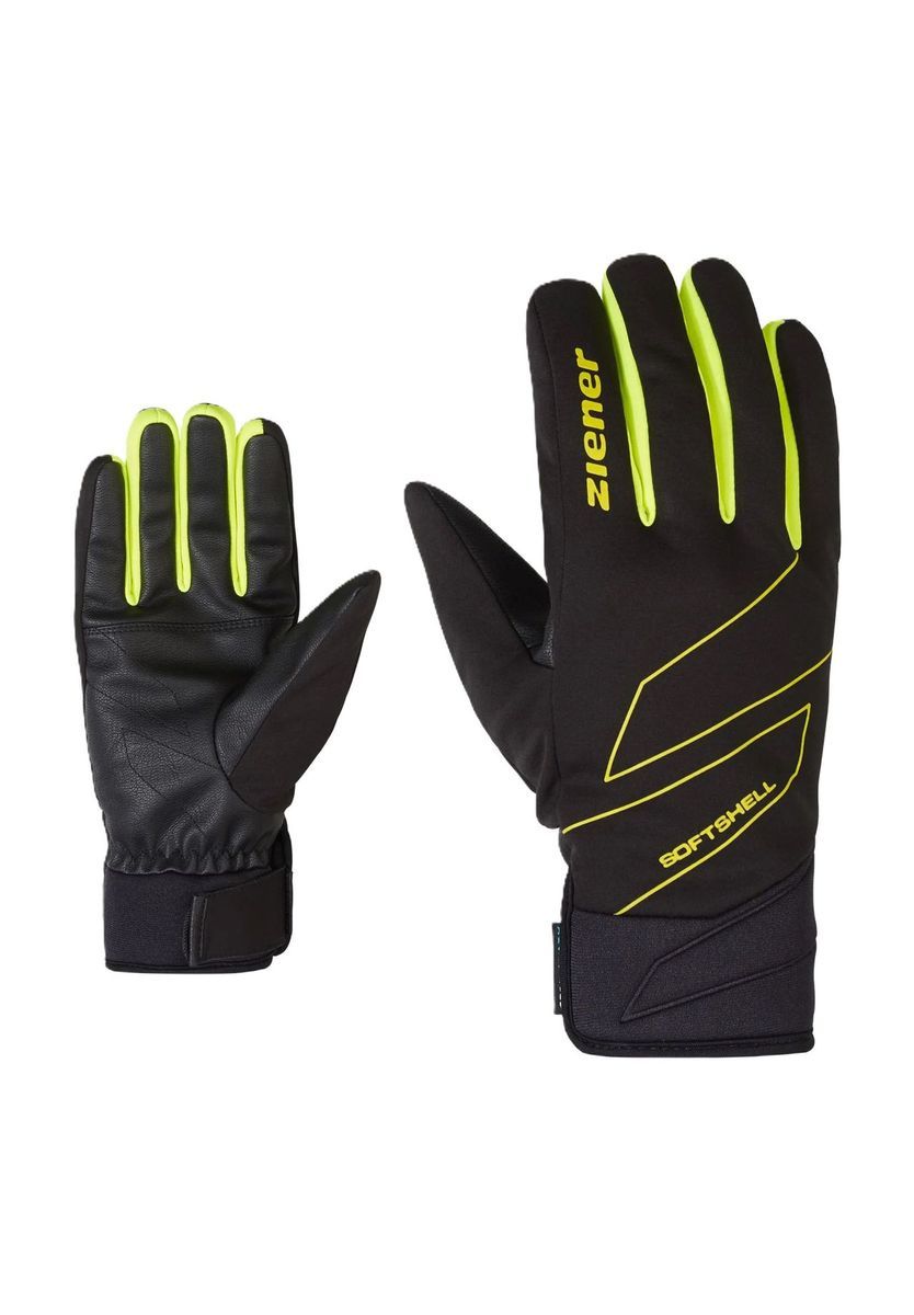 Winddichte Softshell-Sporthandschuhe mit Logo