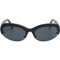 Futuristische ovale Wraparound-Sonnenbrille