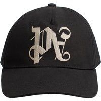 Baumwoll-Cap mit gotischem Monogramm
