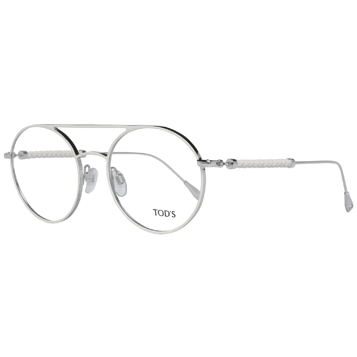 Elegante Rundbrille mit Doppelsteg