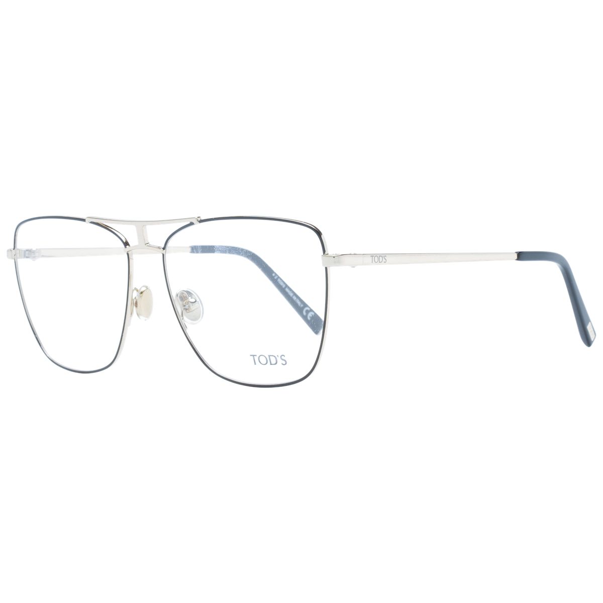 Eckige Korrekturbrille mit Doppelsteg