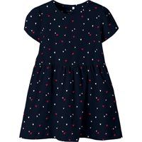 Sweatkleid mit Glitzer-Herz-Print