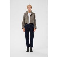 Boxige Kurzjacke mit Pattentaschen