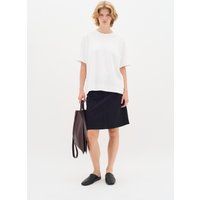Minimalistischer A-Linien-Baumwollrock