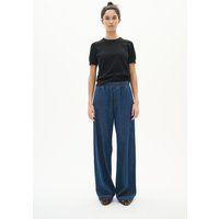 Locker geschnittene Wide-Leg Jeanshose
