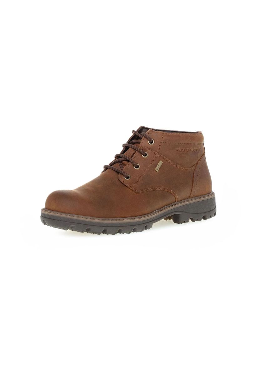 Wasserdichte Herren-Schnürstiefeletten aus Leder