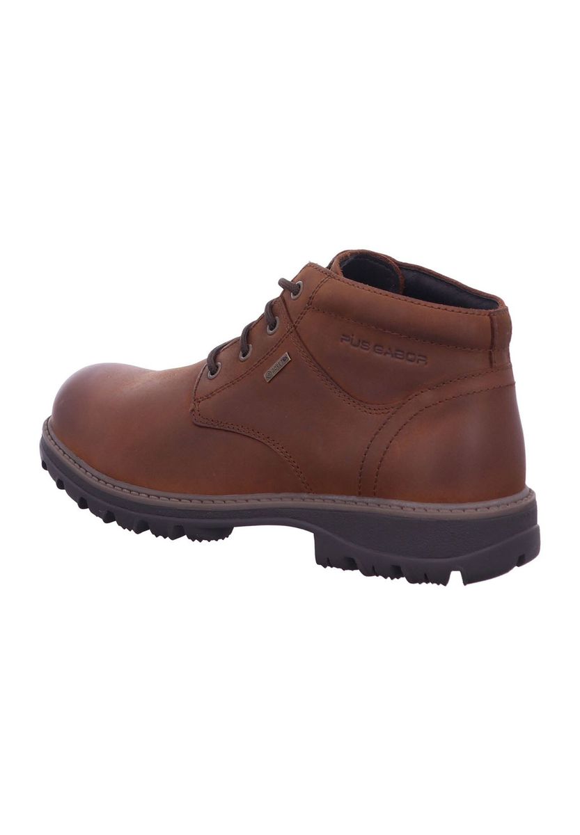 Wasserdichte Herren-Schnürstiefeletten aus Leder