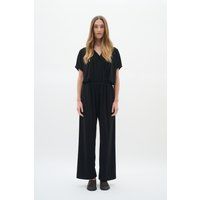 Lockerer Jumpsuit mit V-Ausschnitt