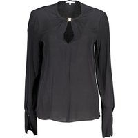 Elegante Keyhole-Bluse mit Langarm