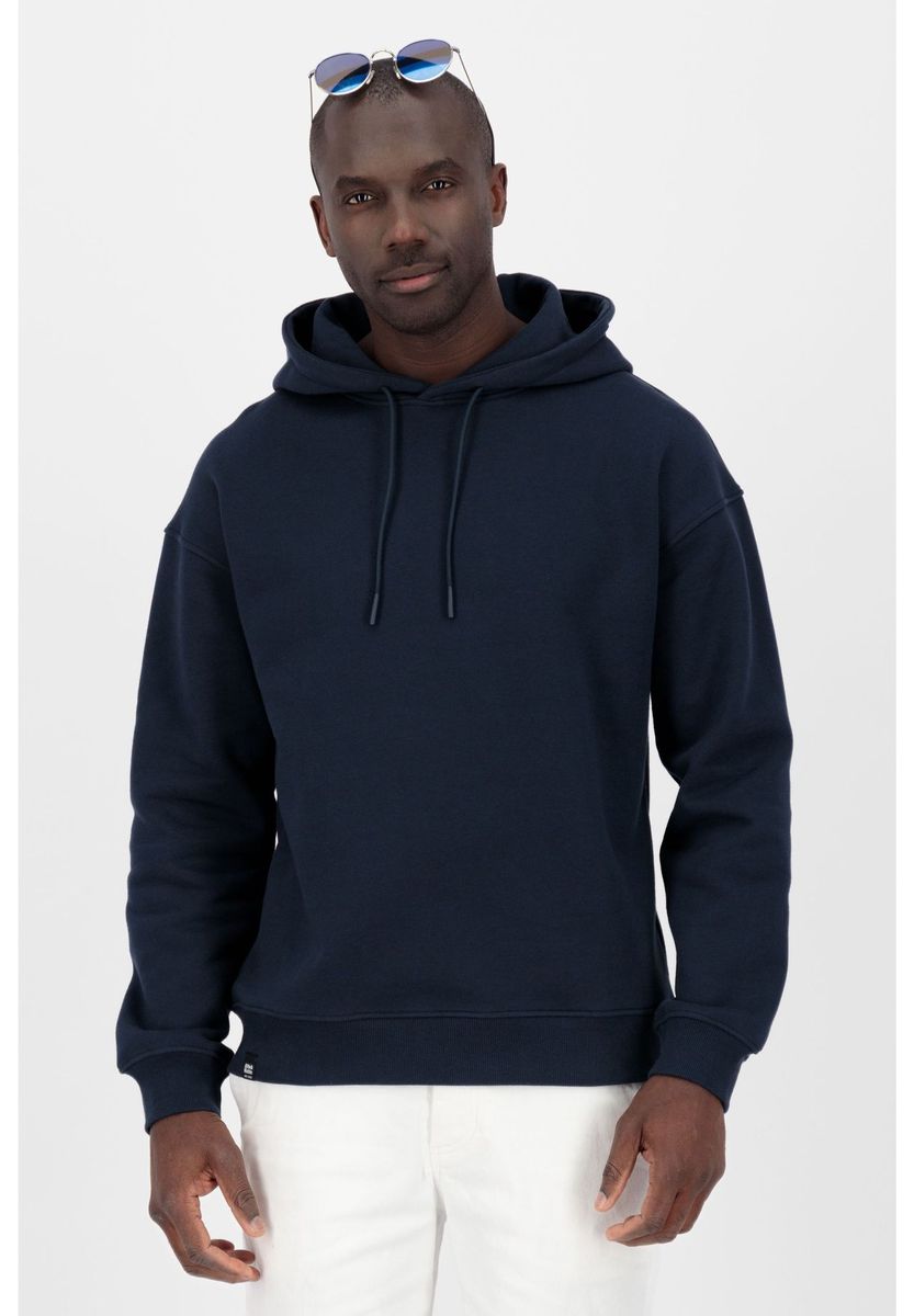 Klassischer Herren Fleece-Pullover Hoodie