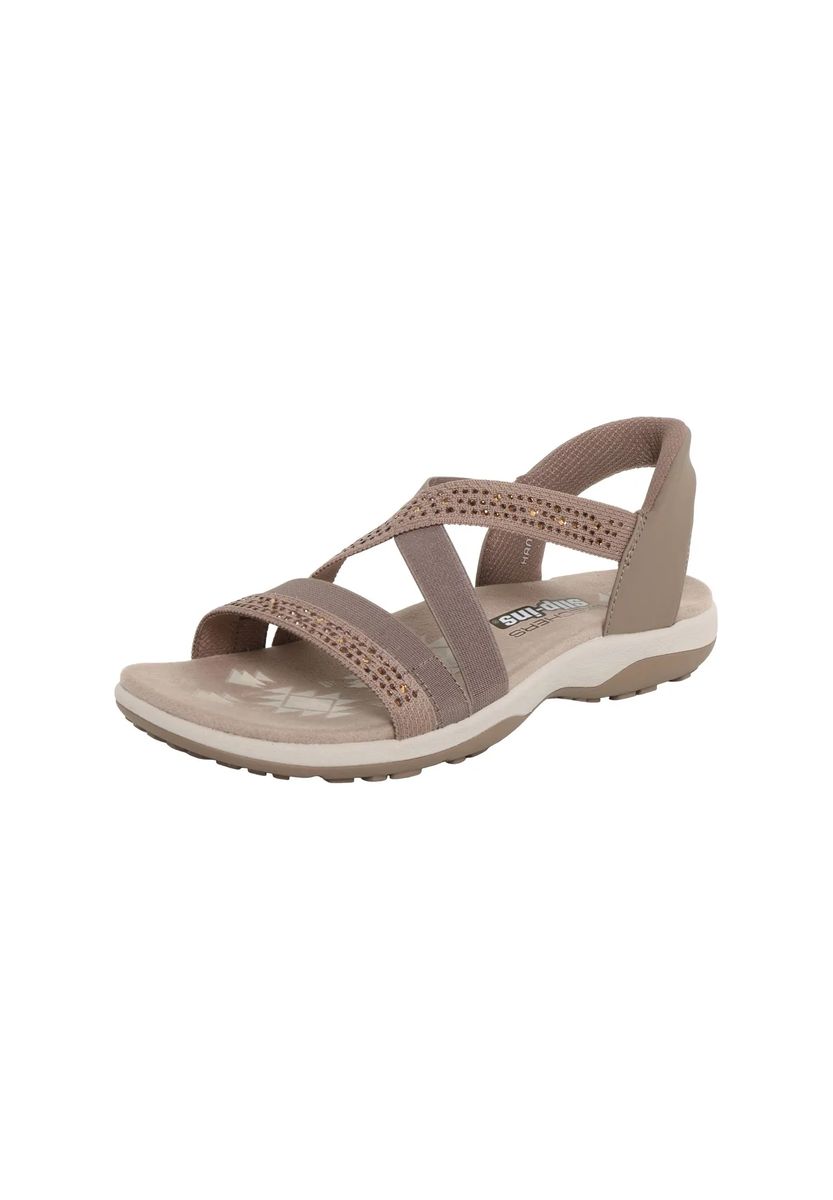 Verzierte Komfort-Sandalen mit Riemen
