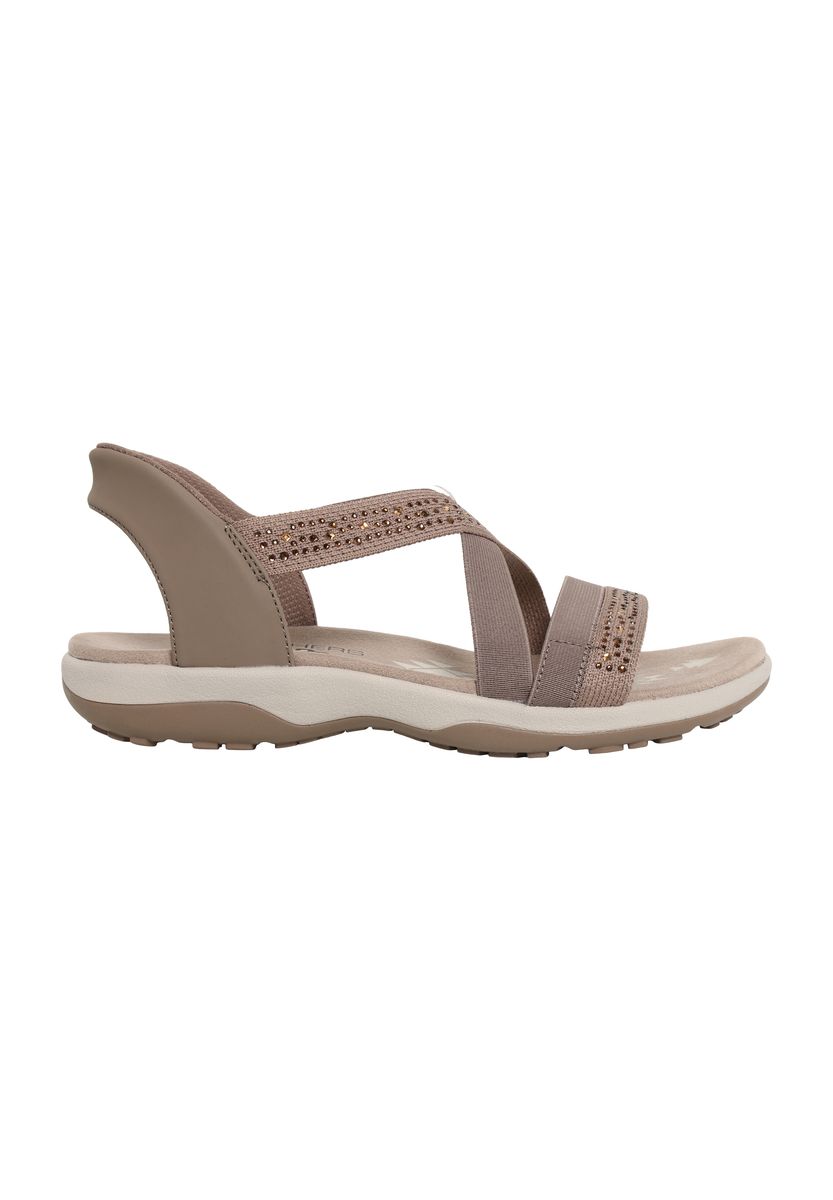 Verzierte Komfort-Sandalen mit Riemen