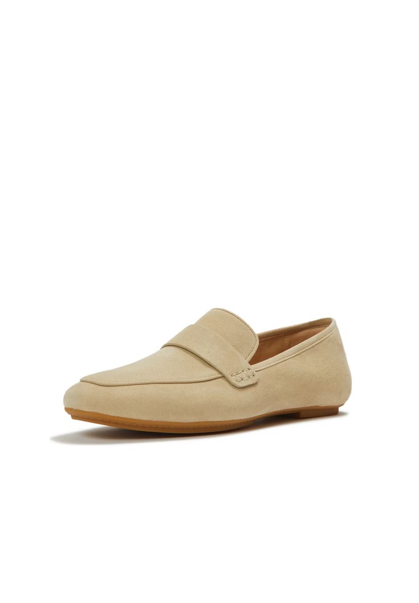 Minimalistische Penny-Loafer aus Wildleder