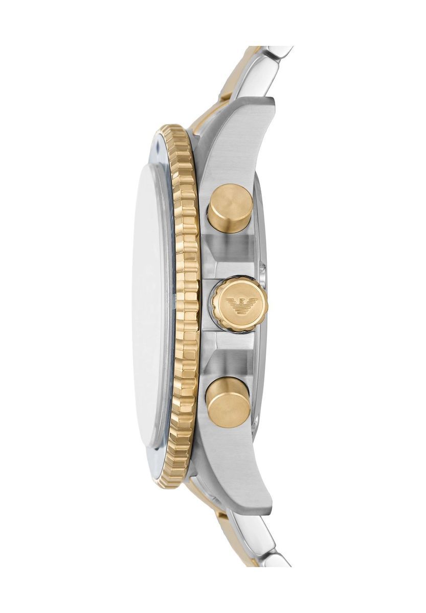 Herren Zweifarbige Chronograph Uhr