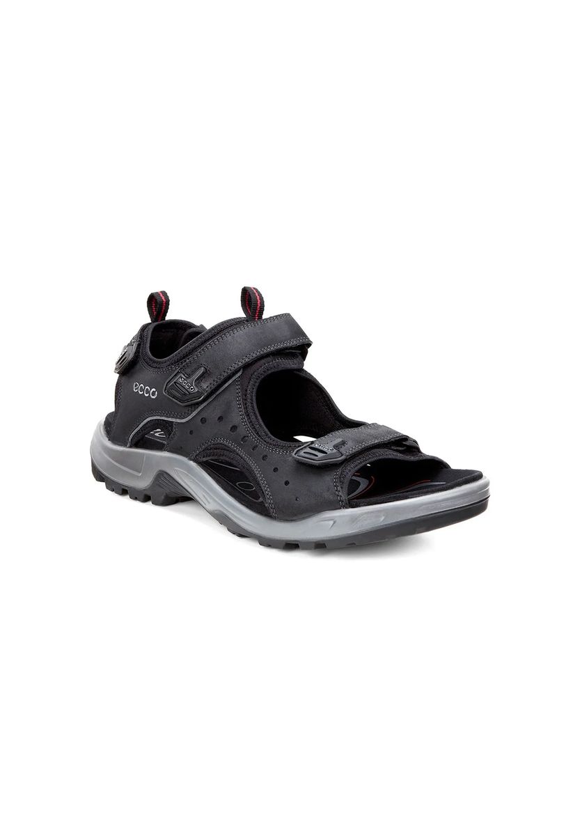 Sportliche Leder-Trekkingsandalen mit Klettriemen