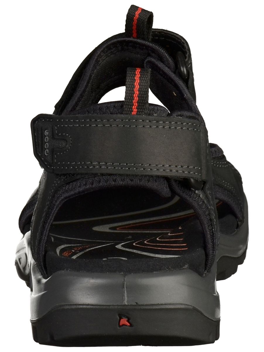Sportliche Leder-Trekkingsandalen mit Klettriemen