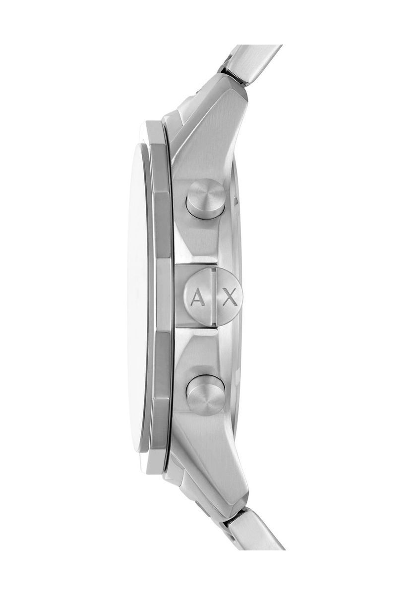 Silberne Edelstahl Chronograph Uhr