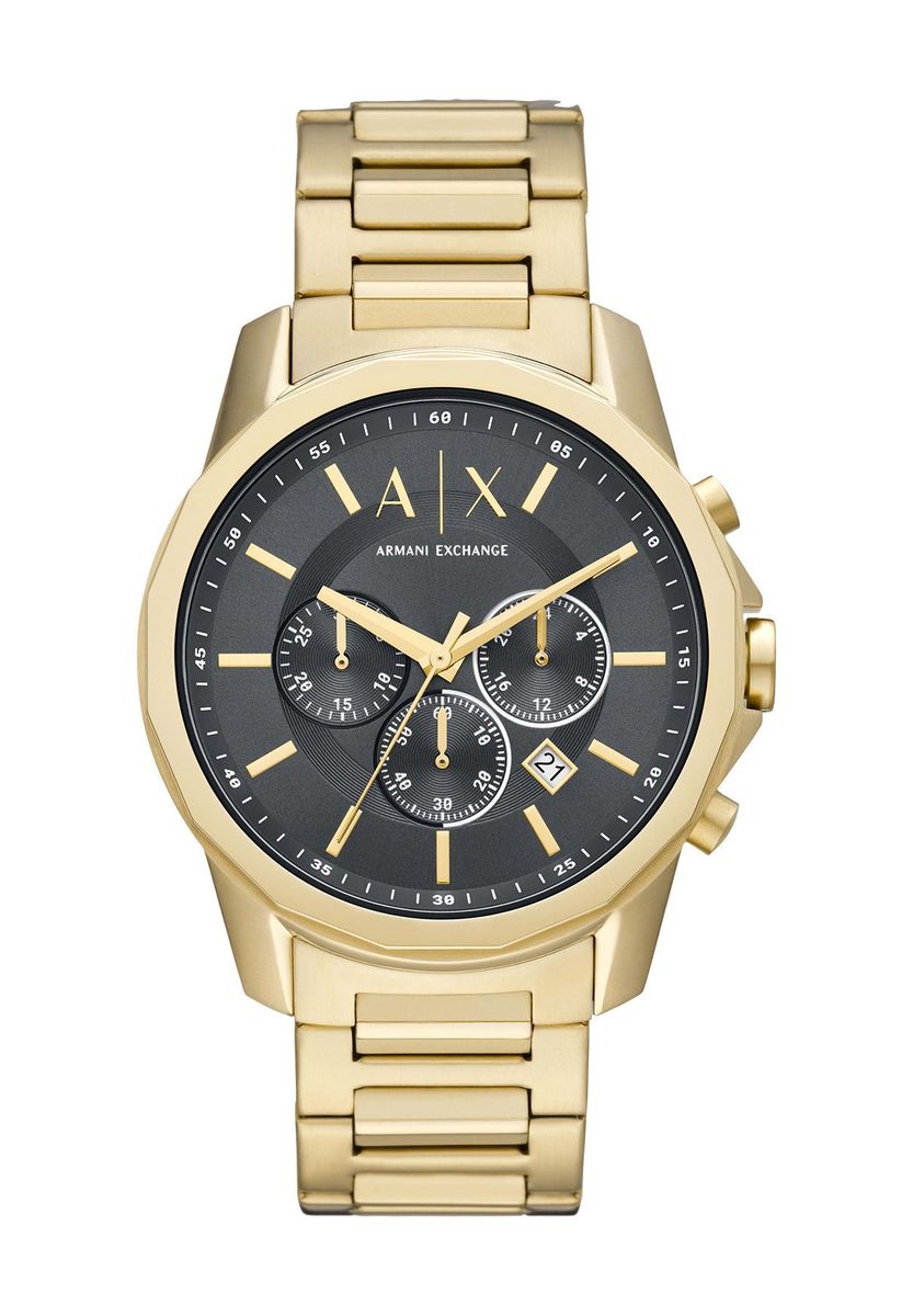 Herren Chronograph Uhr Goldfarben