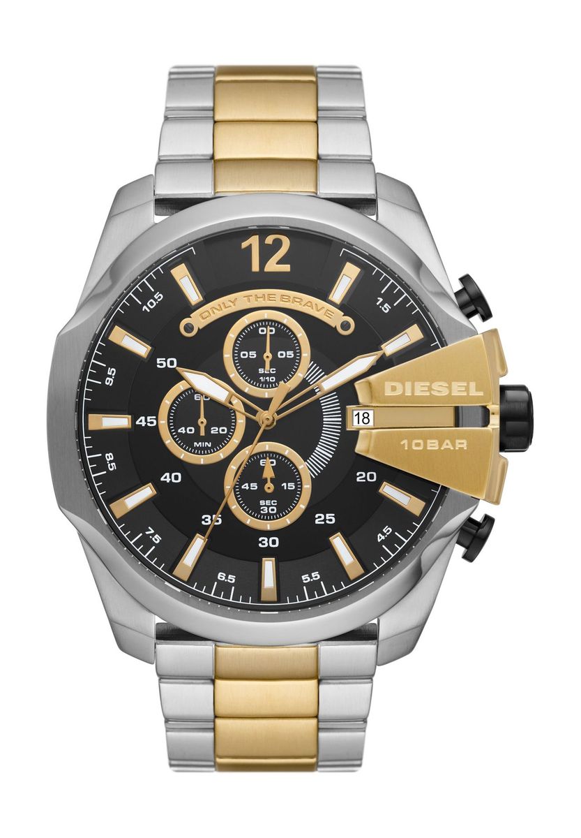 Herren-Chronograph Zweifarbig Uhr