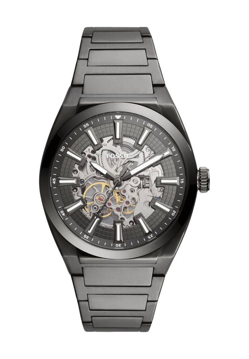 Herren Automatikuhr mit skelettiertem Zifferblatt