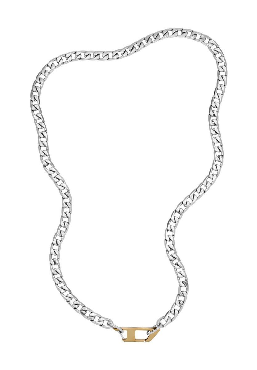 Bicolor Edelstahl Panzerkette Halskette