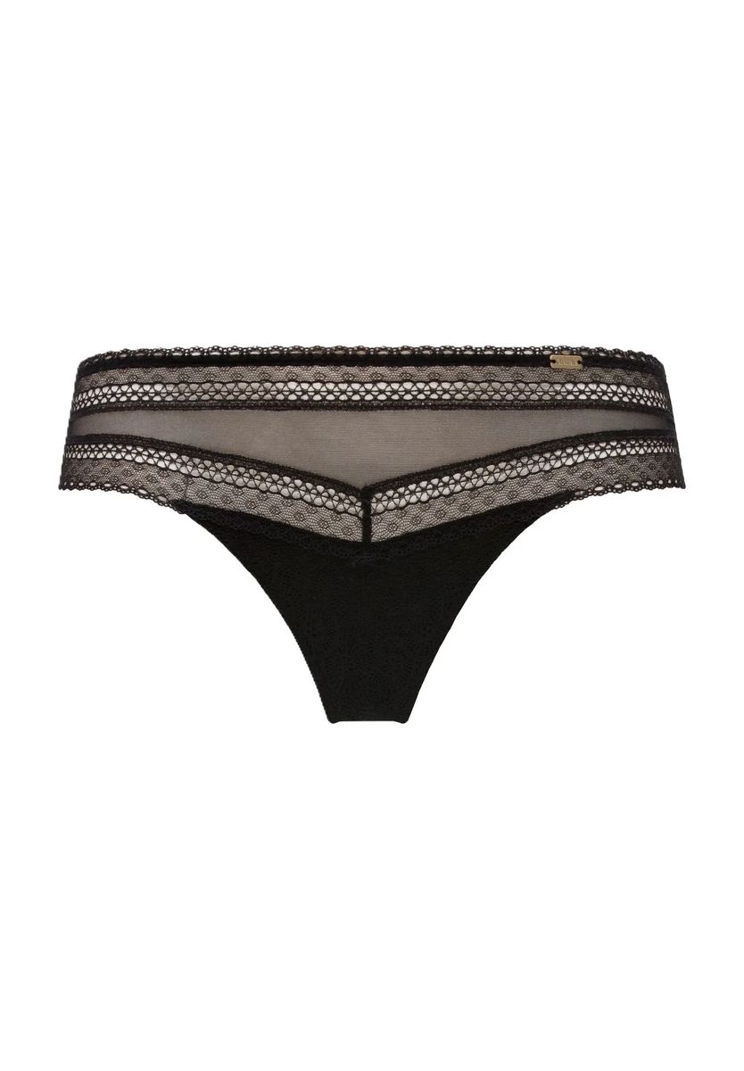 Hipster-Slip mit Spitze und Mesh