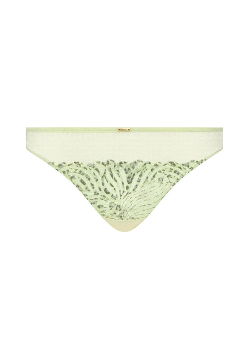 Tanga mit floraler Stickerei