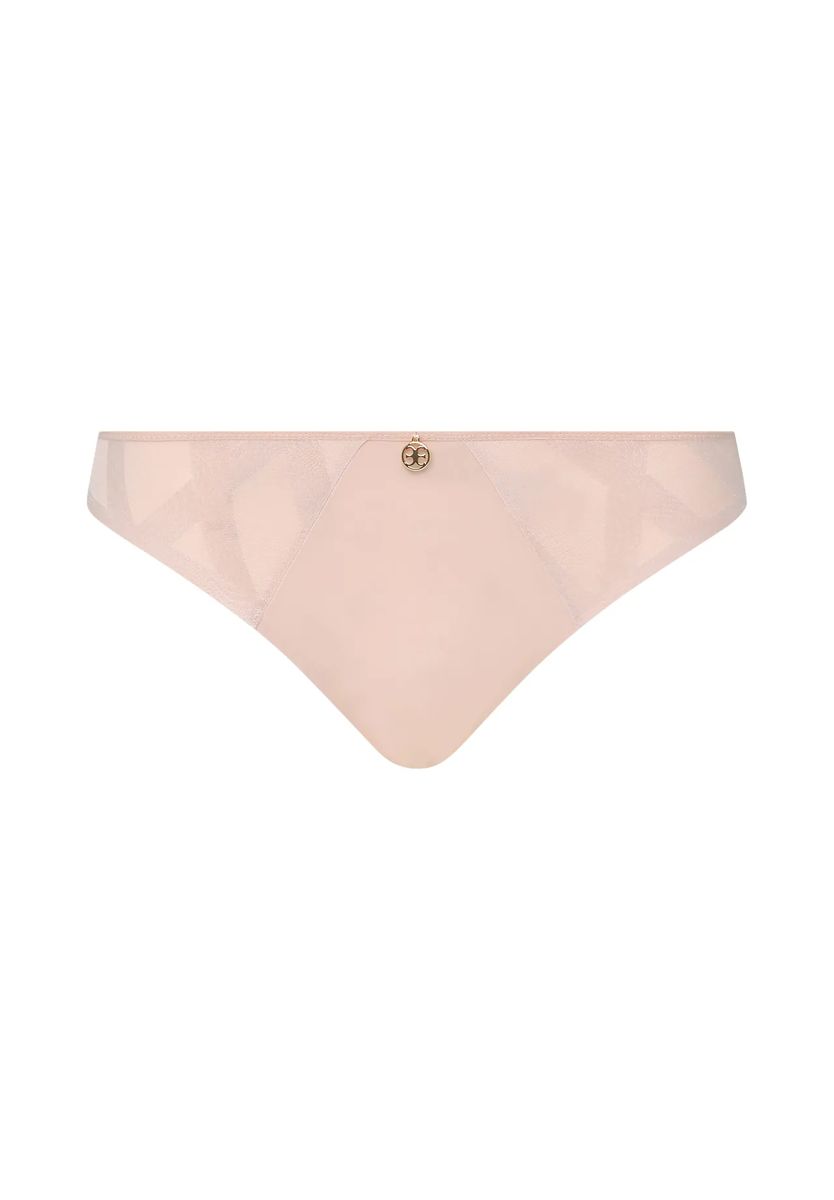 Bikini-Slip mit geometrischem Mesh