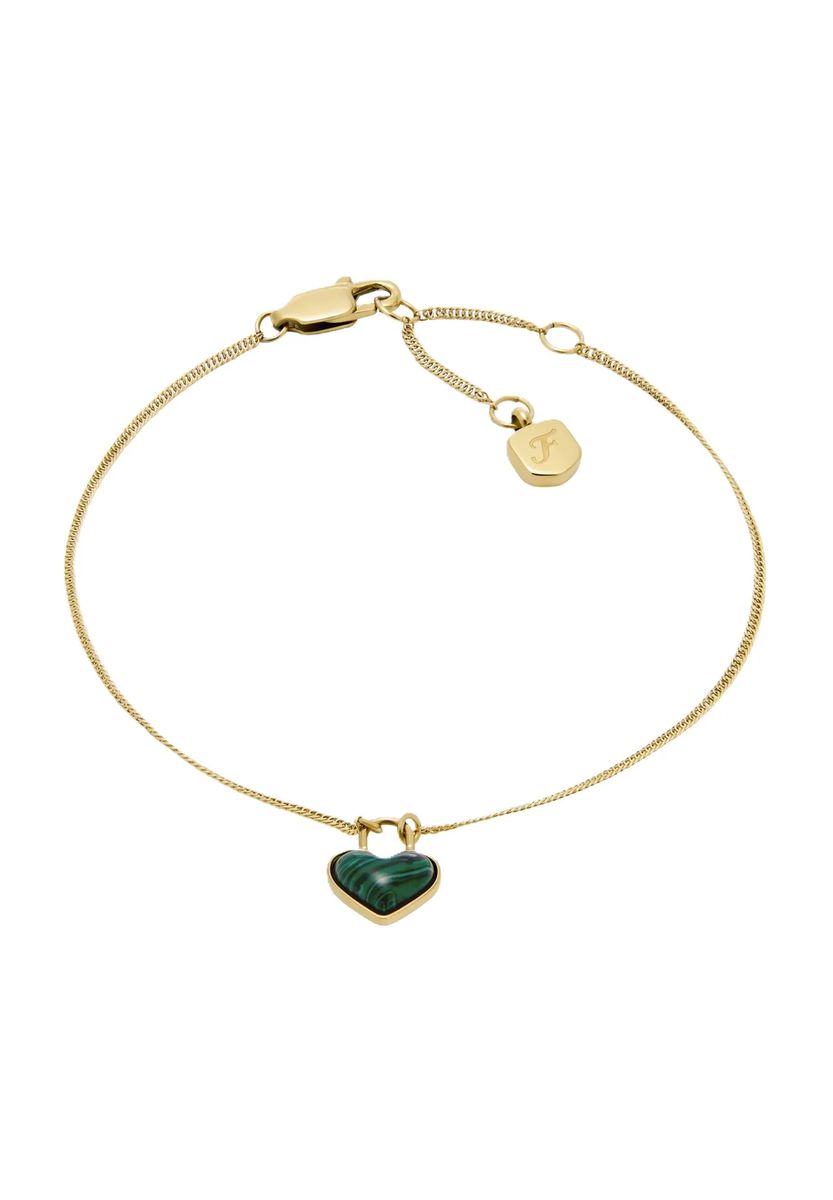 Zartes, goldfarbenes Armband mit Tropfenakzenten