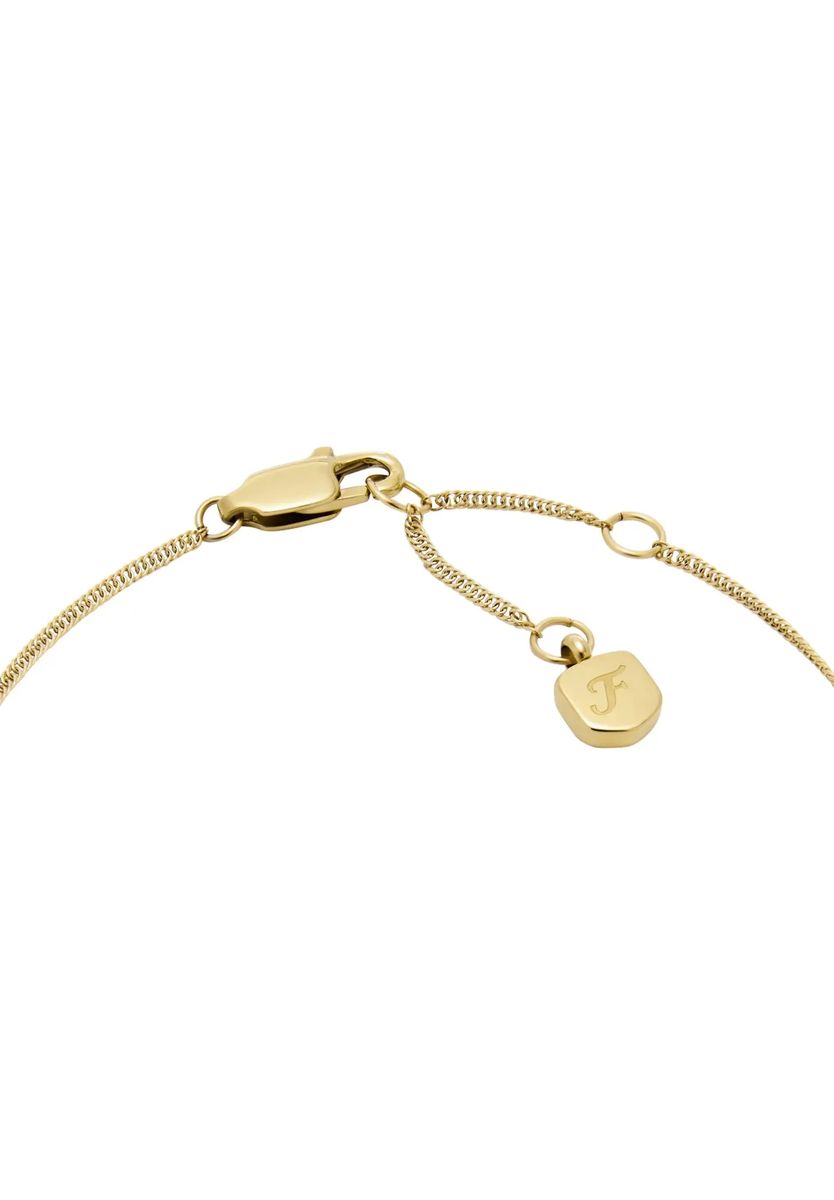 Zartes, goldfarbenes Armband mit Tropfenakzenten