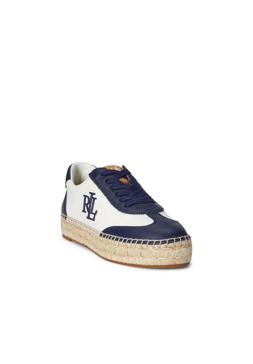 Nautische Espadrille-Plateau-Sneaker